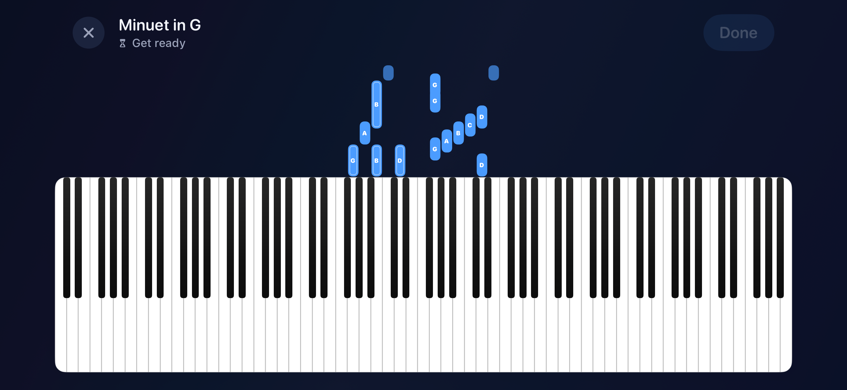 Keystrike — guided piano practice